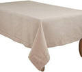 SARO LIFESTYLE Classic Hemstitch Tablecloth - Elegant Everyday