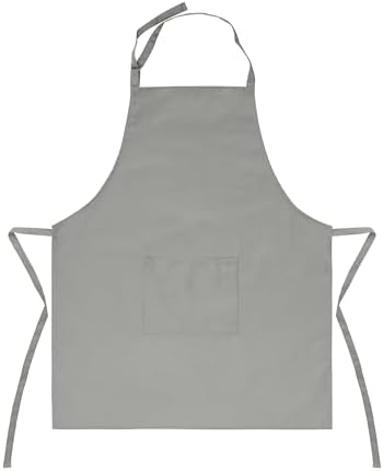 Mijotex Tc Unisex Bib Apron Adjustable Strap Cooking Kitchen Solid