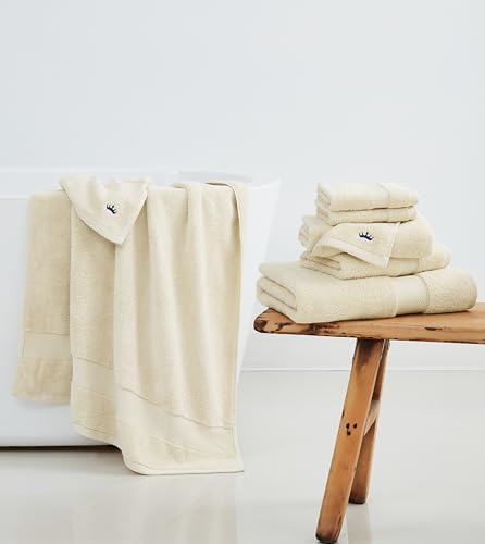 Classic Beige 6 Piece Towel Set