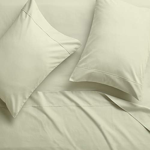 1000-TC Egyptian Cotton 5-PC Sheet Set, 12" Deep - Ivory, Split King