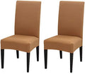 Dimatic 2 Pack Dining Chair Covers, Stretch Spandex Removable Washable
