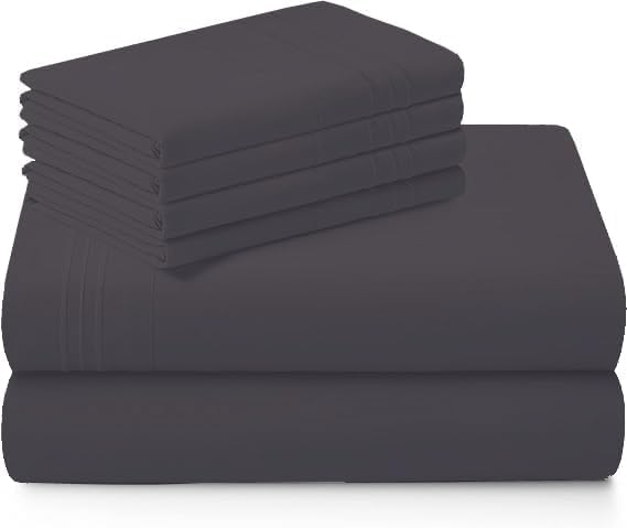 RECCI Luxury 4-Piece Sheet Set 100% Egyptian Cotton 1000 Thread Count