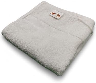 Mango Gifts Luxury White Hand Towels Set of 6 – 100% Indian Cotton