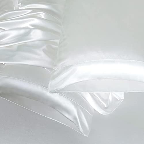 4 Piece Silky Soft Satin Bed Sheets Silk Sheet Set Breathable Cooling