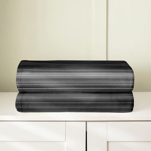 Erosebridal Ombre Geometric Flannel Blanket Twin 60x80 Inch Ombre