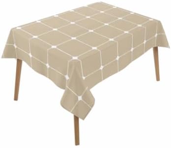 Modern Grid Lines Rectangle Tablecloth 52 x 70 Inches Classic Simple