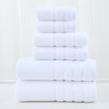 Soft 6 Piece Towel Set, 2 Bath Towels 2 Hand Towels 2 Washcloths