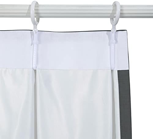 2 Panels Pinch Pleat Linen Curtains 108 Inches Long for Living Room