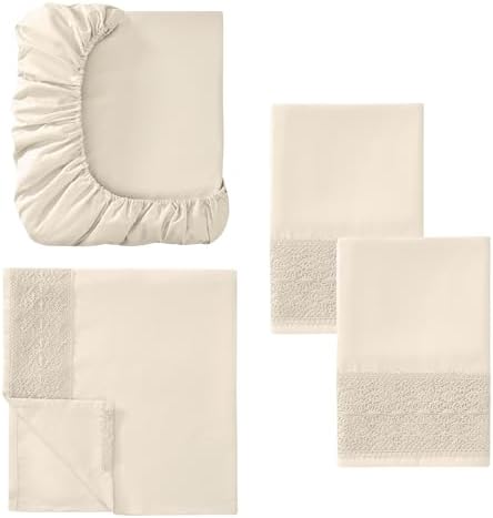 Modern Threads 4 Piece Microfiber Sheet Set – Soft Cooling Bed Sheets