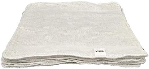 White Cotton Value Washcloths, 12 x 12 in, 60 Pack