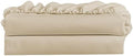 California King Fitted Sheet 28 Inch Deep Pocket Beige Fitted Sheet