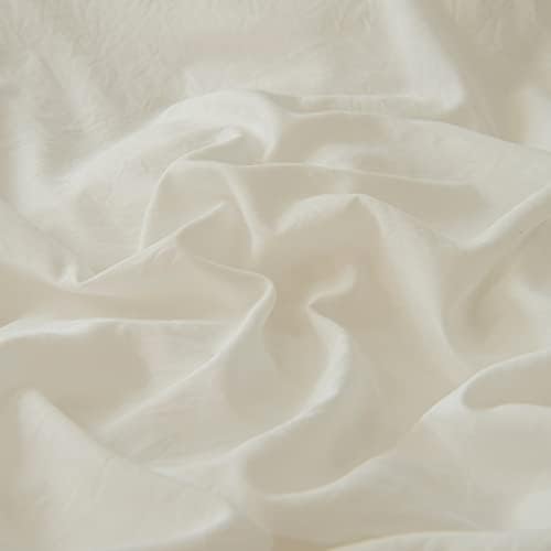 White Duvet Cover King Size Ruffle Comforter Cover Off White Washed