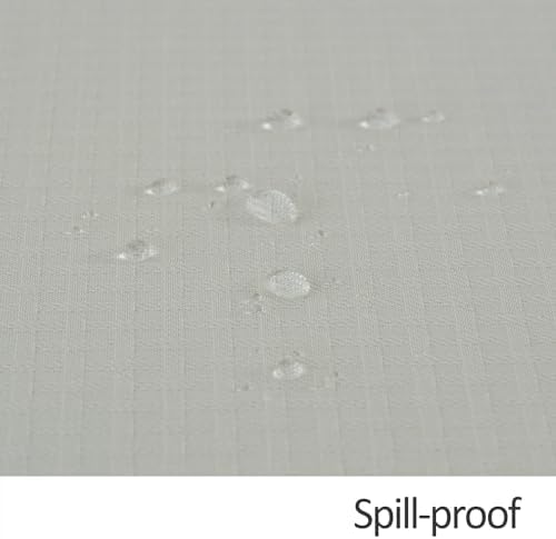 maxmill Weaved Texture Rectangle Tablecloth Water Resistant Wrinkle