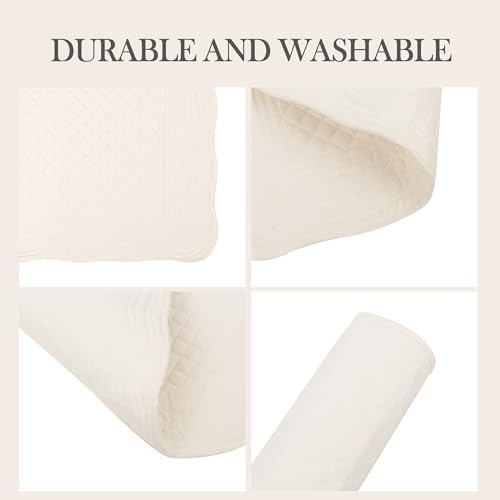 Quilted Placemats Set of 4 18"X13" Cotton Placemats Washable Cloth