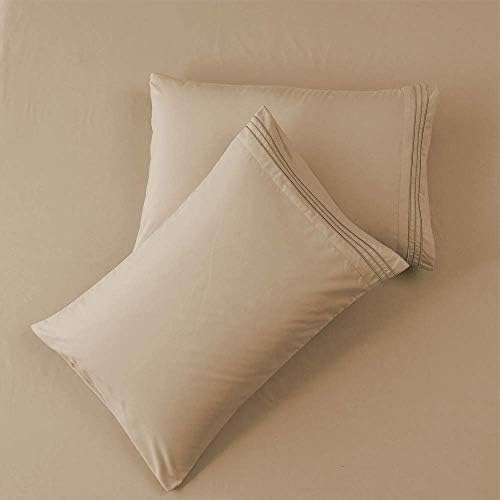 SONORO KATE Bed Sheet Set Super Soft Microfiber Sheets,4PC,Queen Size