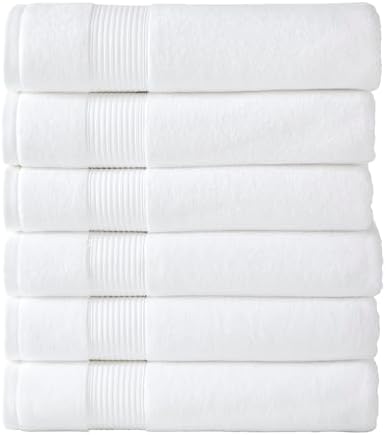 Modern Threads Hotel Collection 6-Pack 100% Ring Spun Cotton, Highly