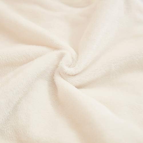 JAUXIO Long Faux Fur Soft Soild Decorative Pillowcase Oblong Fluffy