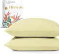 Carressa Linen 100% Egyptian Cotton King Size Pillow Cases Set of 2