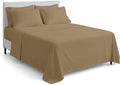Full XL 6 Piece Egyptian Cotton Sheet Set, 16 Inch Deep Pocket, Taupe