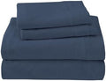 ROYALE LINENS 4-Piece King Jersey Sheet Set - 1 Fitted Sheet, 1 Flat