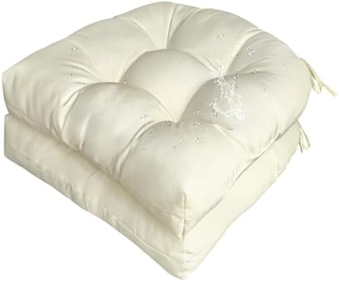 Gnostik 2 Pack Outdoor Wicker Chair Cushions Waterproof Rocking Chair