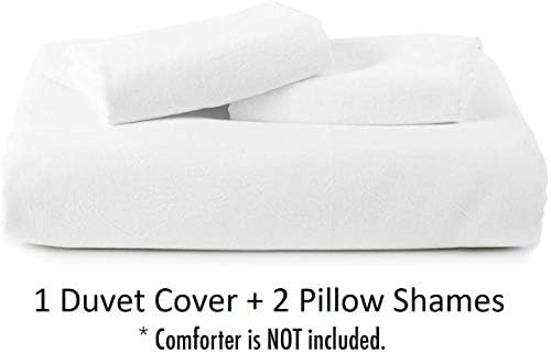 100% Egyptian Cotton 3 Piece CalKing Duvet Cover and Pillow Shams