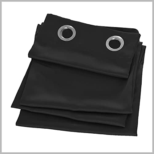 Set of 2 Panels Grommet Curtains Perfect for Making Your Bedroom and