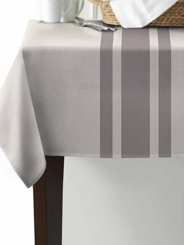 Rectangle Table Cloth, Farmhouse Classic Stripes Waterproof Linen
