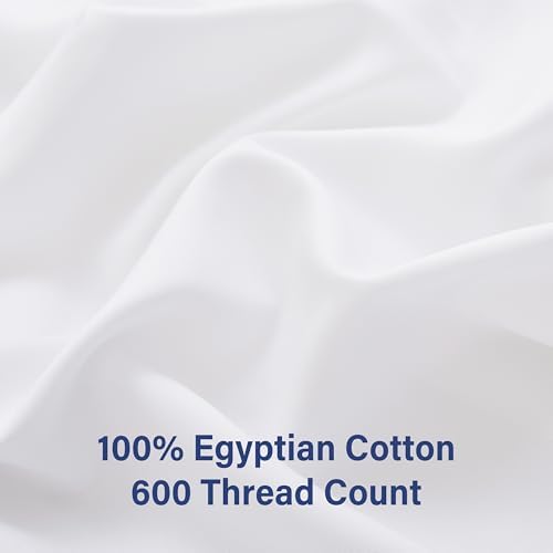 100% Egyptian Cotton Fitted Sheet California King, 600 Thread Count