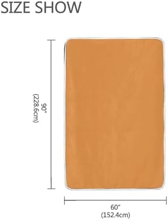 Tan Plush Throw Blankets for Bed Couch and Living Room Suitable 60x90