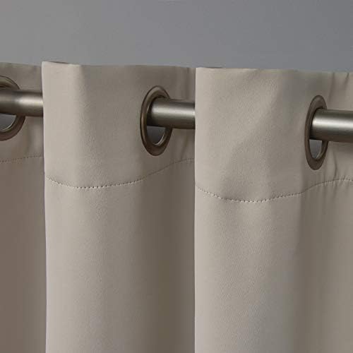 Exclusive Home Curtains Sateen Twill Woven Room Darkening Blackout