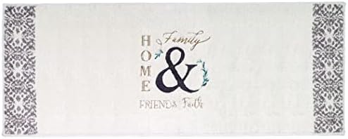 Avanti Linens - Farmhouse Bathroom Rug 24x60, Soft & Absorbent Cotton