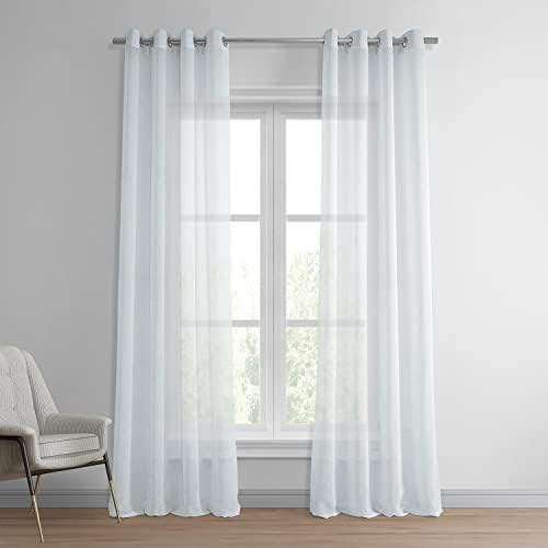 HPD Half Price Drapes Grommet Sheer Curtains for Living Room Solid