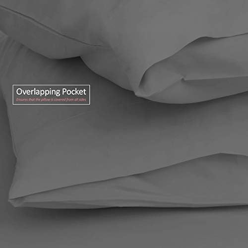 Twin XL Size Sheets – 3 Piece Twin XL Gray Bed Sheet Set - Hotel Bed