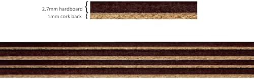 Set of 4 Cork Backed Placemat, Kitchen and Dining Table Decoration