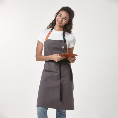 Cotton Chef Apron for Women with Pockets 4106GB