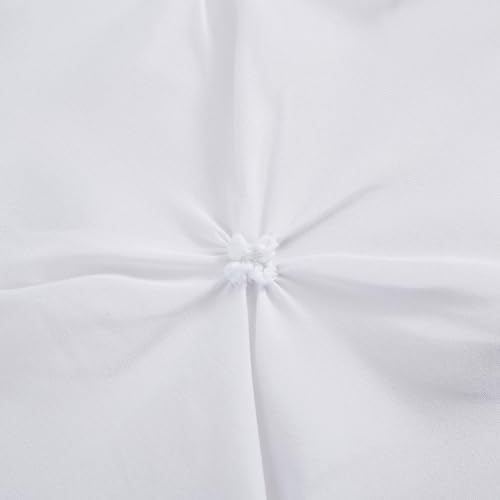 Vaulia King Pillow Shams 20 x 36 Set of 2, White