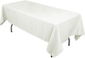 Balsa Circle Ivory 60 x 102-Inch Cotton Blend Rectangular Tablecloth