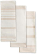 Benson Mills Cosima Set of 3 Kitchen Towels (18” X 28”, Natural)