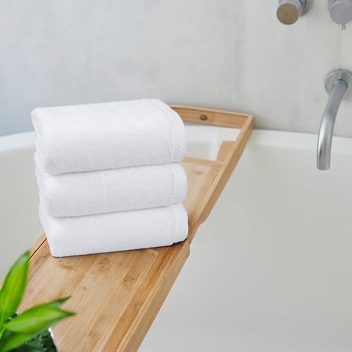 Amazon Basics 8-Pack Soft, Highly Absorbent, Quick-Dry Hand Towels