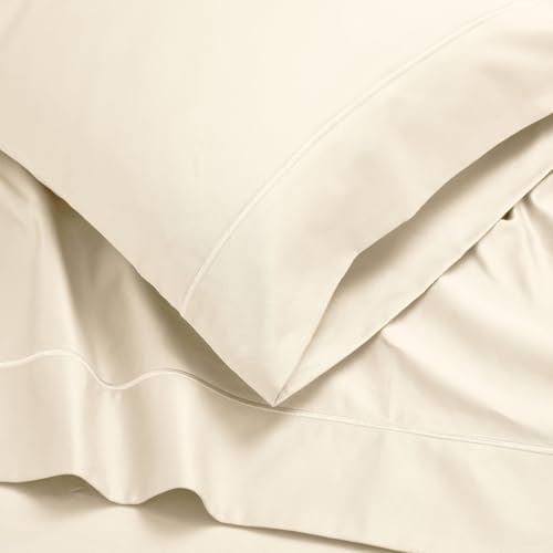 SUPERIOR 650 Thread Count Egyptian Cotton Sheet Set, Deep Pocket Bed
