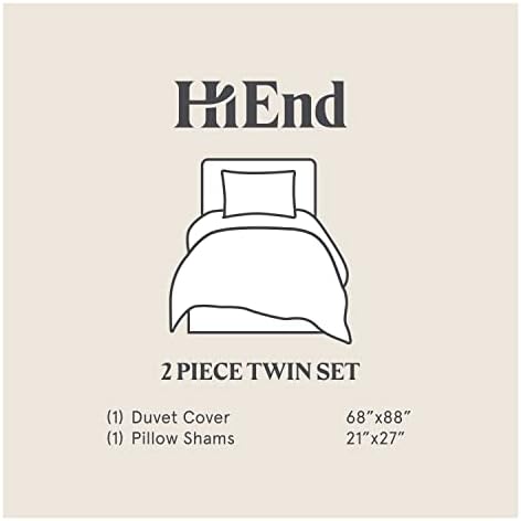 HiEnd Accents Porto Matelassé 2 Piece Twin Light Taupe Duvet Cover Set