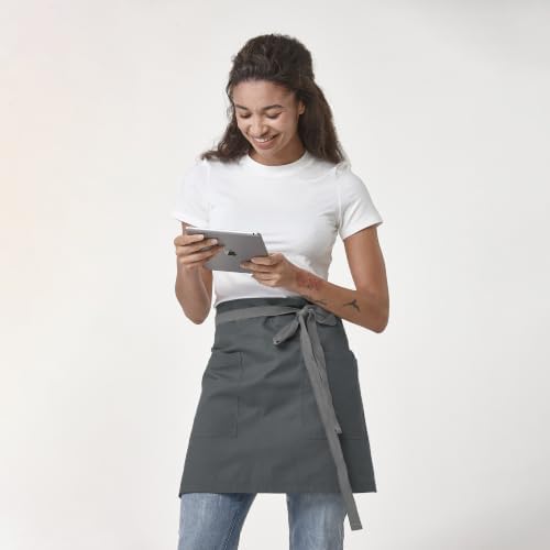 Waist Apron for Men Server Bistro Half 4251BY