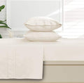 Tribeca Living Queen Flat Sheet, Soft Egyptian Cotton Sateen Solid