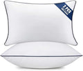 Throw Pillow Inserts Set of 2-Fluffy Square Cushions with 100% Cotton