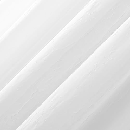 No. 918 Erica Crushed Sheer Voile Rod Pocket Curtain Panel, 51" x