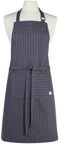 Now Designs Pinstripe Chef's Apron, Pinstripe Granite Gray