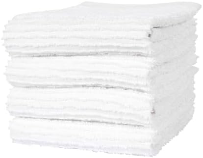 Mrs. Anderson's Baking Cotton Bar Mop Kitchen Towels Set of 4, White