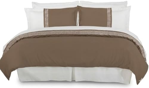 sheetsnthings Astrid 100-Percent Microfiber Full-Queen 3PC Duvet Cover