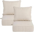 6" Thick Outdoor Chair Cushions, 24" *24" *6" Waterproof Patio
